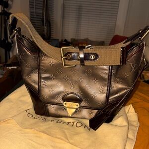 Louis Vuitton Dark Brown Monogram Shoulder Bag Sergent PM